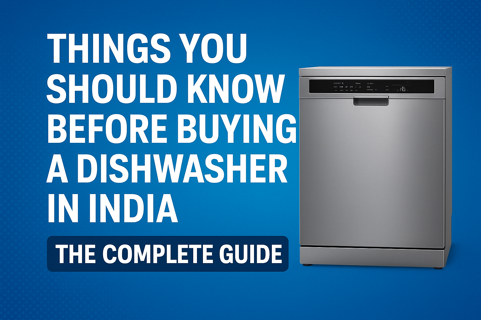 Buying a Dishwasher in India 2025